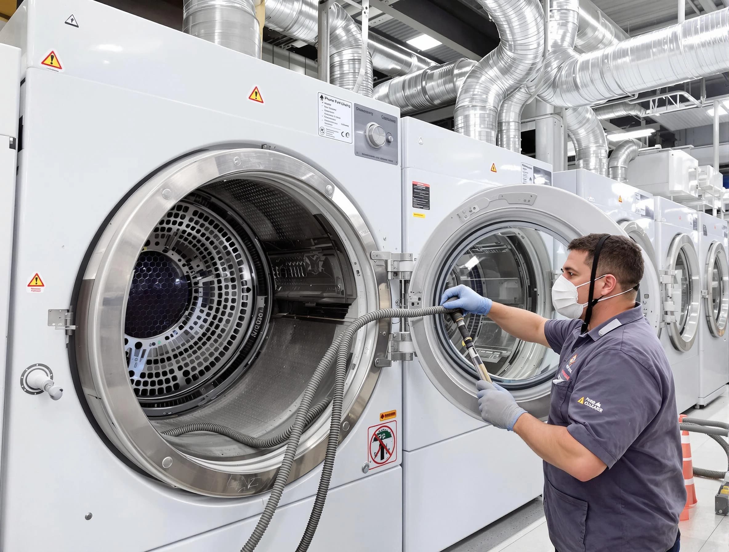 Industrial-grade dryer vent cleaning by Plymouth Dryer Vent Cleaning in Plymouth