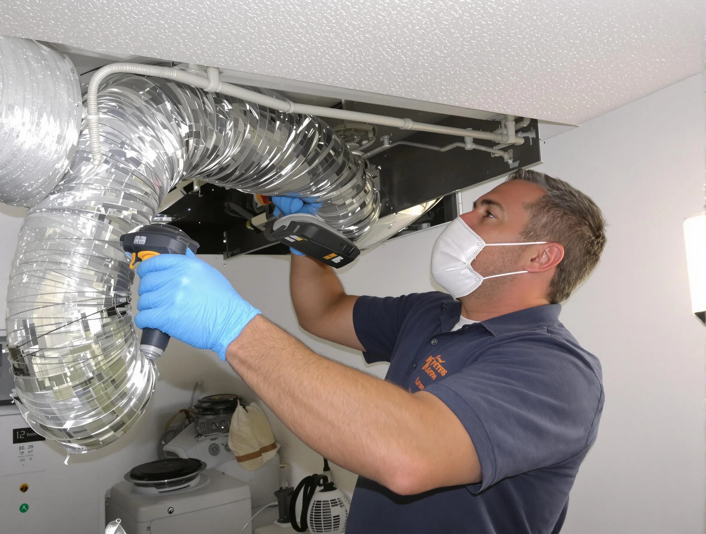 Plymouth Dryer Vent Cleaning professional performing thorough residential dryer vent cleaning in Plymouth