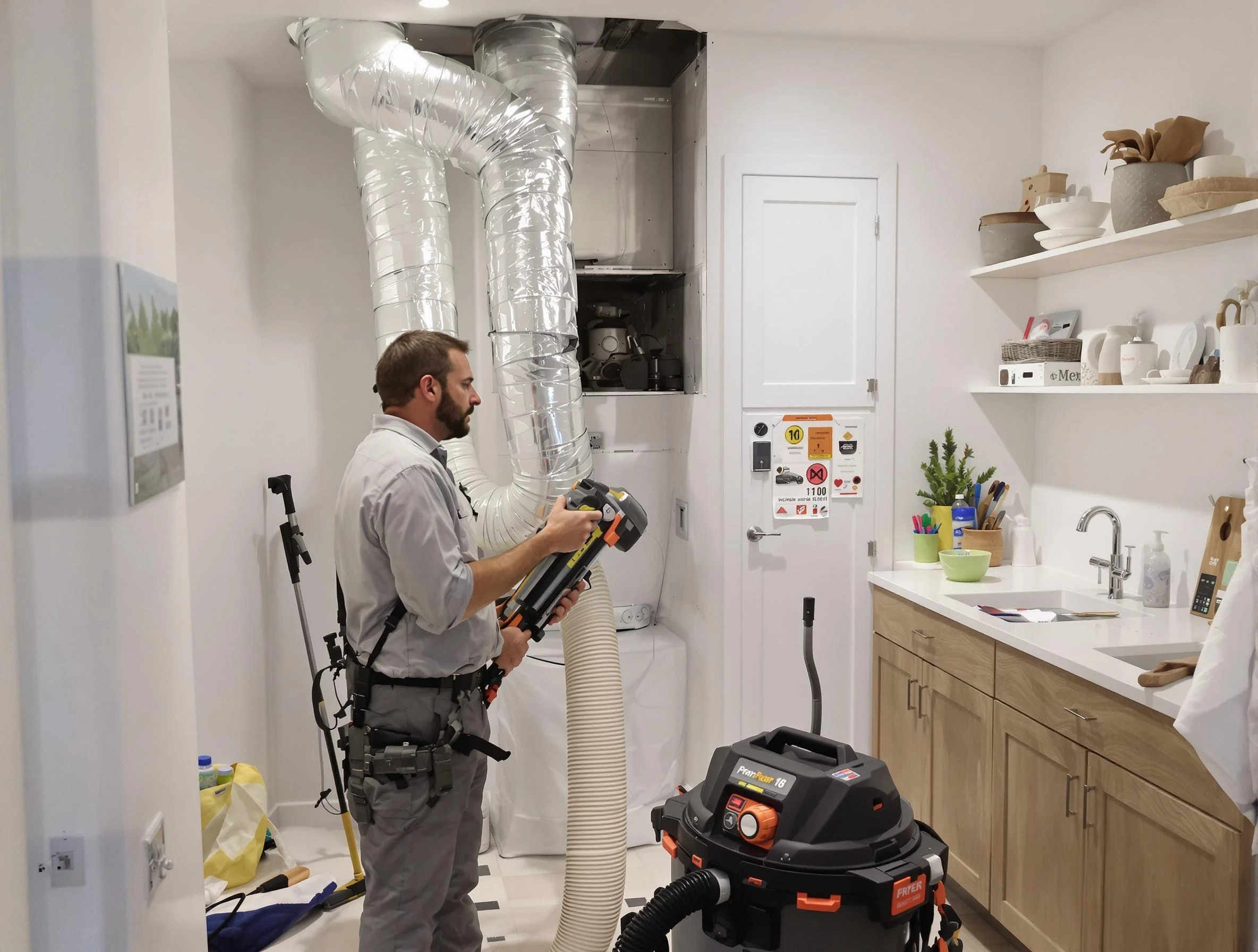 Clogged Dryer Vent Cleaning in Plymouth